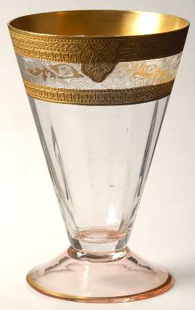 Decoration 902 (Pink Stem) 10 Oz Footed Tumbler