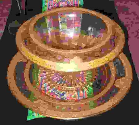 Decoration 902 (Pink Stem) Mayonnaise Bowl and Underplate by Glastonbury - Lotus