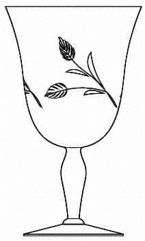 Flair Clear (Cut Leaf Design)