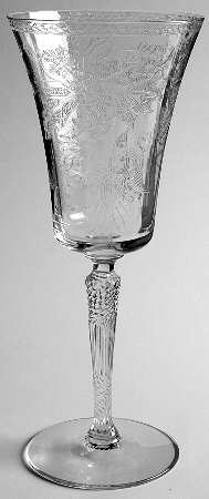 Fuchsia (Stem #76, Etch #0905) Water Goblet
