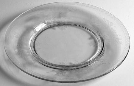 Fuchsia (Stem #76, Etch #0905) Luncheon Plate