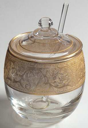 Georgian Gold Jam/Jelly & Lid