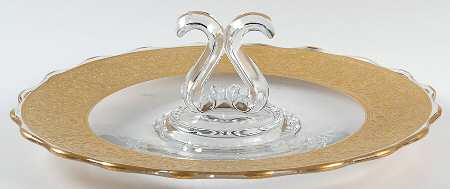 Georgian Gold Center Handle Tray