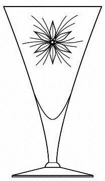 Glory Star Water Goblet