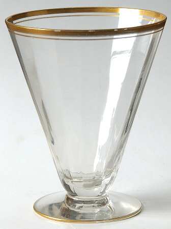 Gold Band 114 8 Oz Footed Tumbler