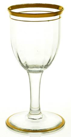 Gold Band 114 Wine Glass