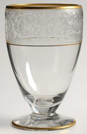 Gold Band (Decoration 889) 9 Oz Footed Tumbler