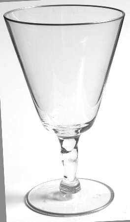 Gold Twist Water Goblet