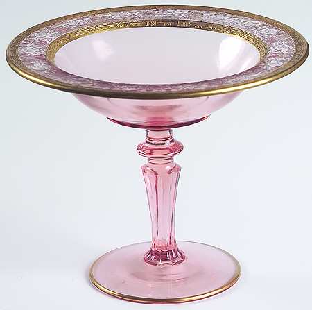 Grecian (Pink Stem) Compote