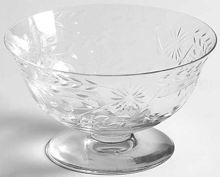 Hostess (Stem 67, Cut 17) Footed Fruit Salad/Finger Bowl