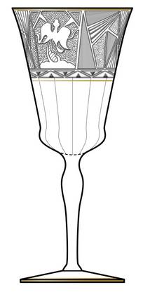La Furiste Clear (Gold Trim)