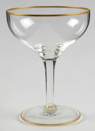 Lenore Clear Champagne/Tall Sherbet
