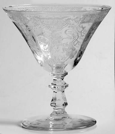 Louise Clear Low Sherbet by Glastonbury - Lotus