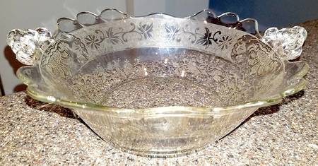 Louise Clear Handled Bowl