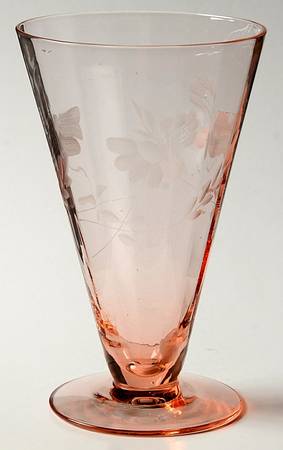 Marie Pink 10 Oz Footed Tumbler