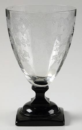 Mcguire Black 8 Oz Footed Tumbler