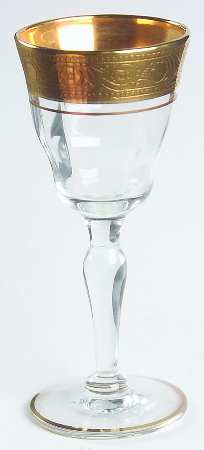 Minton 1125 (Gold, Optic) Cordial Glass