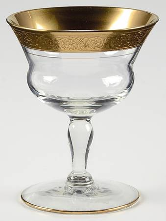 Minuet (Gold Encrusted, Stem 3720) Low Sherbet