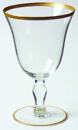 Oxford Gold Water Goblet