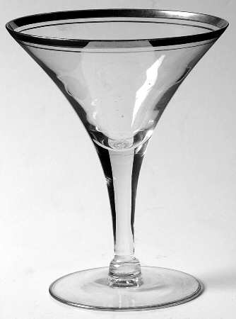 Platinum Band "A" Champagne/Tall Sherbet