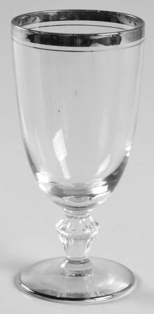 Platinum Band Juice Glass