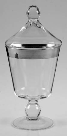 Puritan Platinum (Stem 92) Candy Jar & Lid