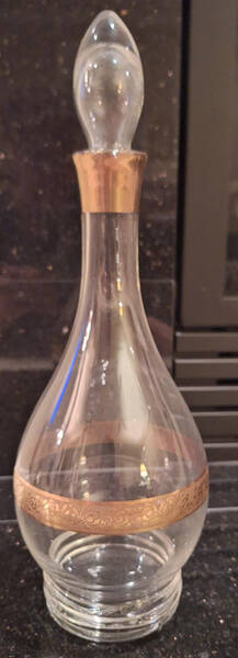 Rambler Rose 1125 Gold Decanter & Stopper