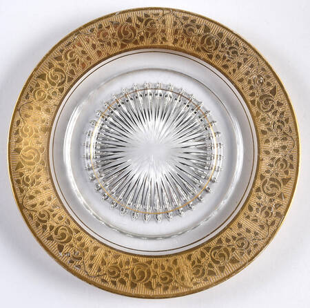 Rambler Rose 1125 Gold Mayonnaise Underplate Only