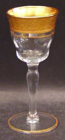 Rambler Rose 1125 Gold Cordial Glass