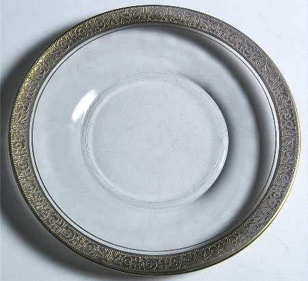 Rambler Rose 1125 Gold Bread & Butter Plate