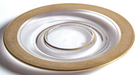 Rambler Rose 35 Gold (Non Optic) Saucer Only