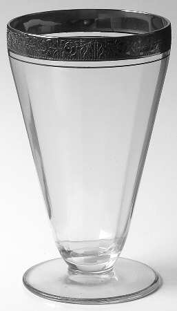 Rambler Rose 1125 Platinum 10 Oz Footed Tumbler