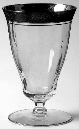 Rambler Rose 1125 Platinum 10 Oz Footed Tumbler