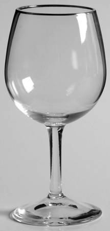 Rhapsody (Platinum Trim) Wine Glass