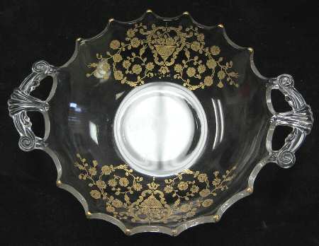 Rose Bud (Gold Encrusted, Stem 86) Handled Bon Bon