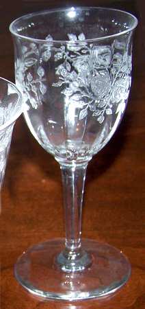 Rose (Stem #26, Etch) Wine Glass