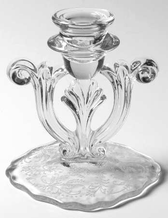 Vesta Clear (Stem 75) 4" Single Light Candlestick