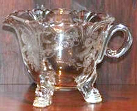 Vesta Clear (Stem 75) Dolphin Creamer