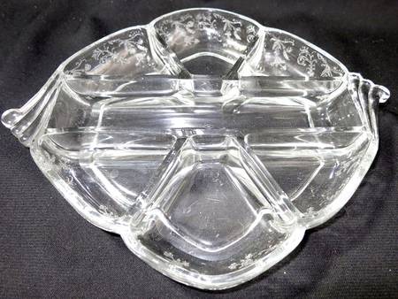 Vesta Clear (Stem 75) 10" Hexagonal 7 Part Relish