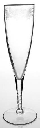 Vintage (Platinum Band) Fluted Champagne by Glastonbury - Lotus