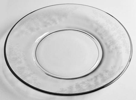 Vintage (Platinum Band) Luncheon Plate