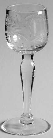 Wheat Cordial Glass by Glastonbury - Lotus