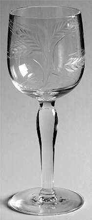 Wheat Wine Glass by Glastonbury - Lotus