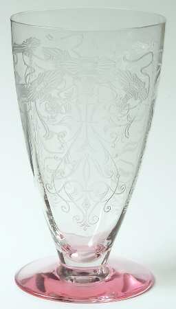 Yodel Pink 10 Oz Footed Tumbler