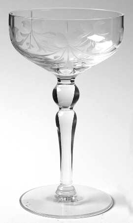 Yorktown Clear Champagne/Tall Sherbet