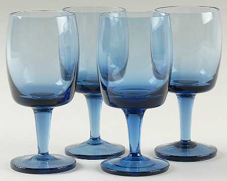 Accent Deep Blue (Navy) Wine - Set of 4
