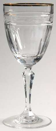 Accolade Gold Wine Glass