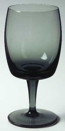 Accent Gray Water Goblet by Gorham Crystal