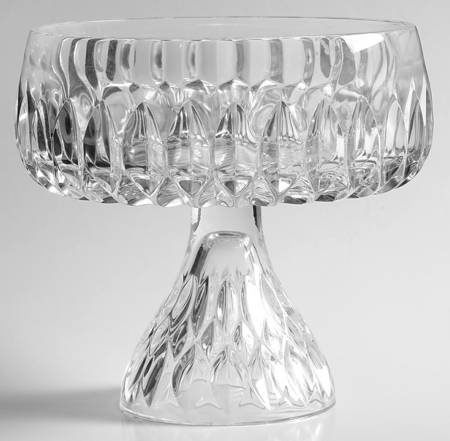 Althea (Cut) Round Compote (Height X Width)