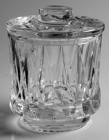 Althea (Cut) Biscuit Barrel & Lid by Gorham Crystal